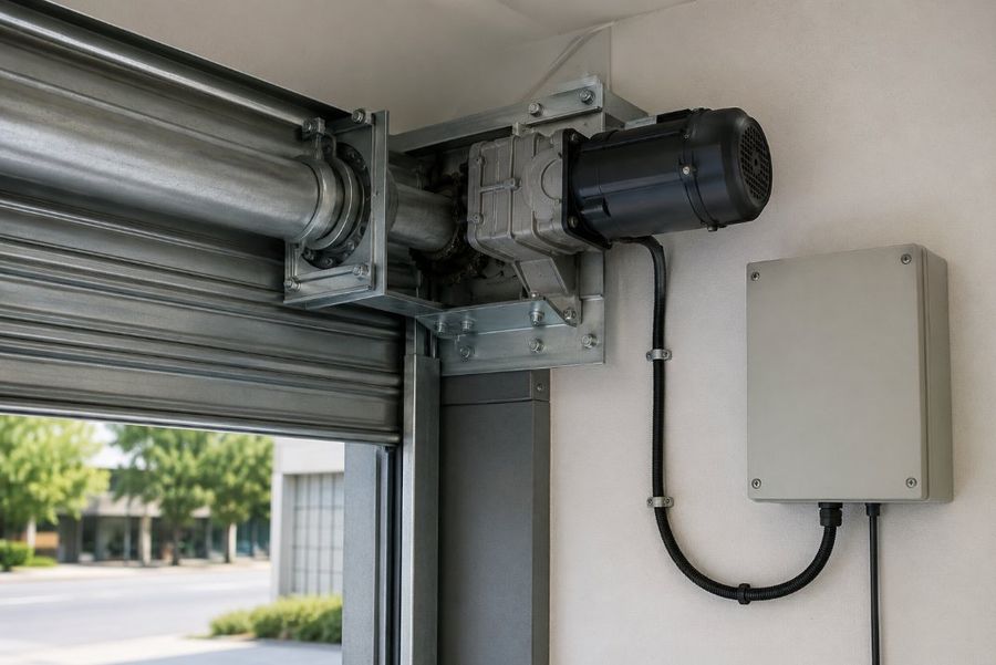 Motor industrial para cierre metálico
