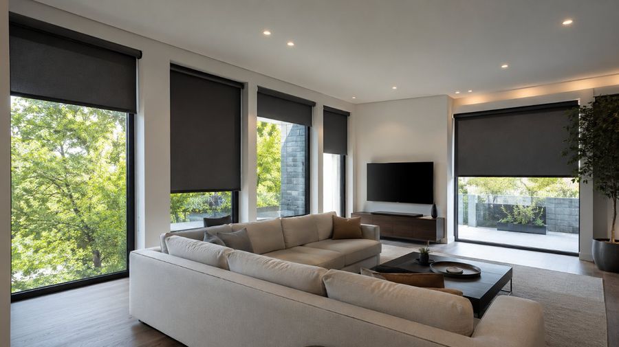 Persianas automatizadas en una vivienda