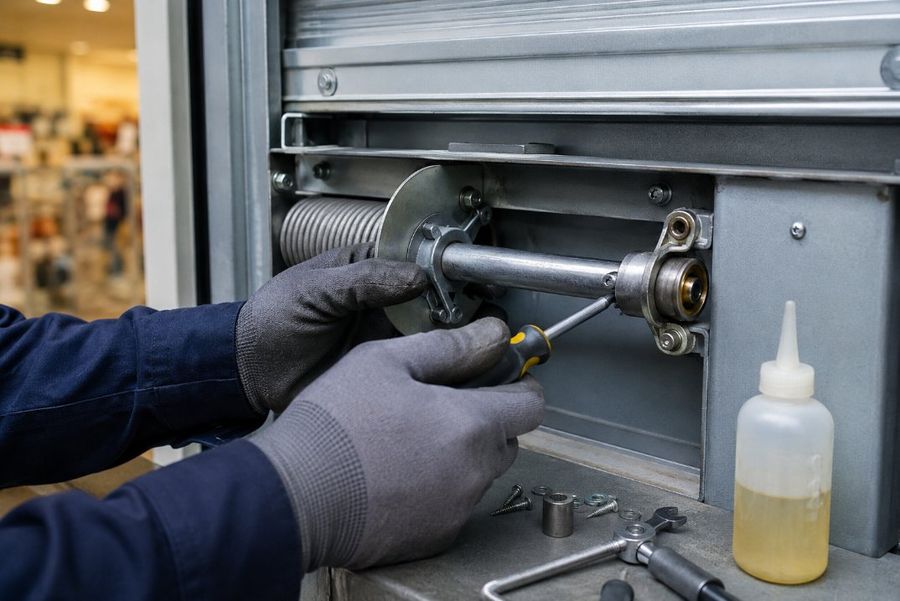 Reparación de un cierre metálico